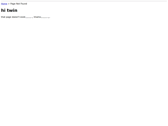not_found screenshot