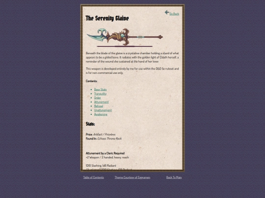pages/serenityglaive screenshot