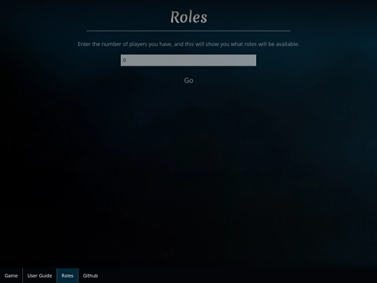 roles screenshot