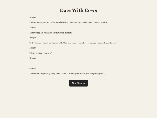 TheLaundromat/Mercury/datewithcows screenshot