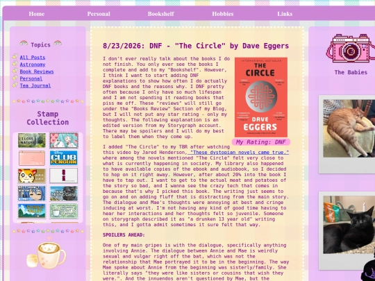 bookreviews screenshot