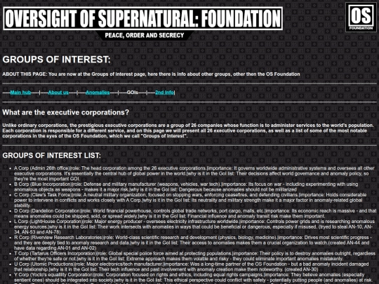 Groups screenshot