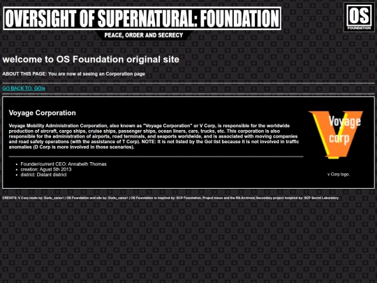 corporations/V-Corp screenshot