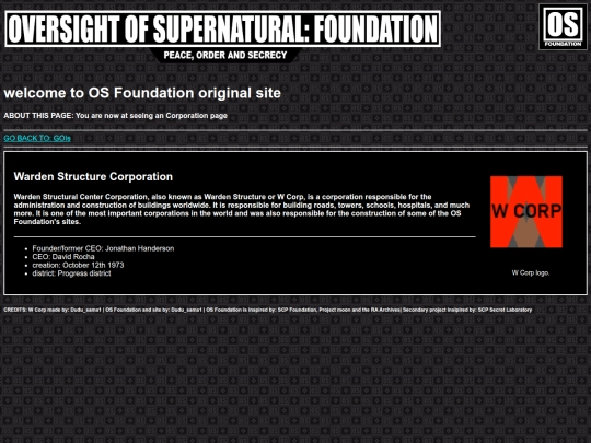 corporations/W-Corp screenshot
