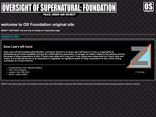 corporations/Z-Corp screenshot