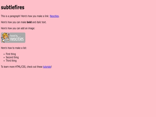 index screenshot