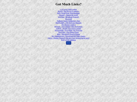 links screenshot