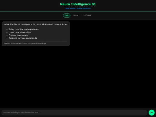 o1ai screenshot