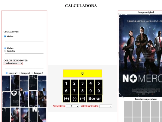 Html Rompecabezas/CalculadoraFInal screenshot