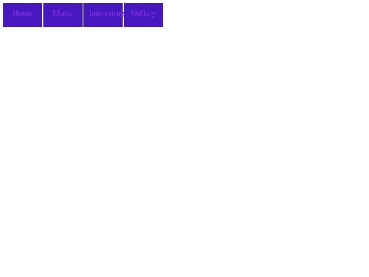 menu screenshot
