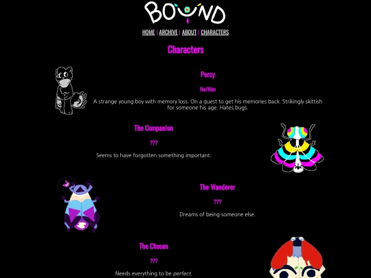 characters screenshot