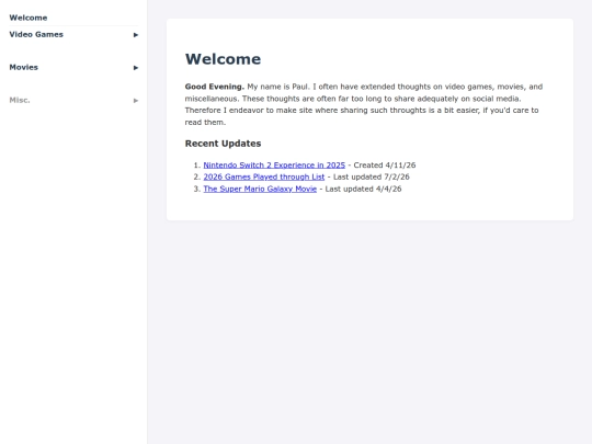 index screenshot