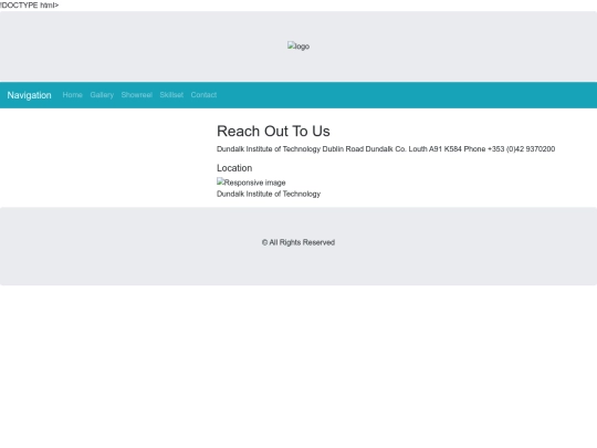 Boothstrap Web Project/contact screenshot