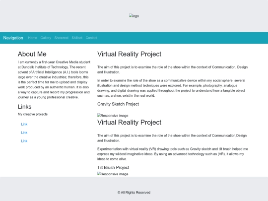 Boothstrap Web Project screenshot