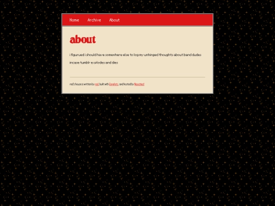 blog/about screenshot