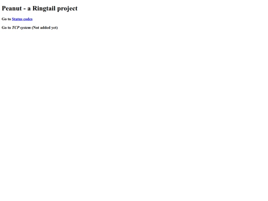 ringtail/peanut screenshot