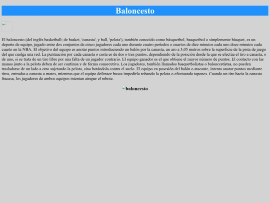 Proyectodeportes/baloncesto screenshot
