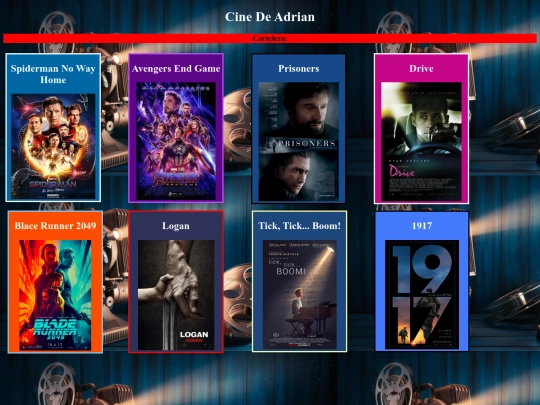 cartelera/cartelera screenshot