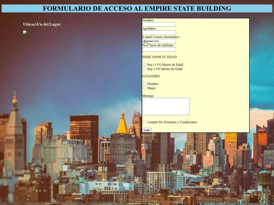 paginaformulario/formulario screenshot