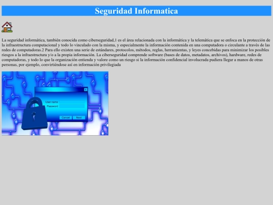 projectoinicio/seguridadinf screenshot