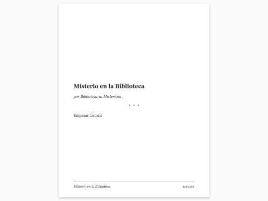 twine/misterio-en-la-biblioteca screenshot