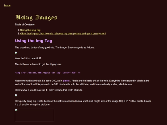 pages/html/images screenshot