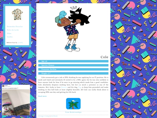 cole_profile screenshot