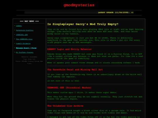 index screenshot