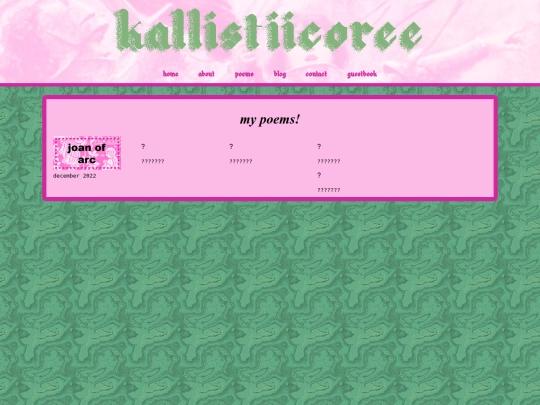 poem screenshot