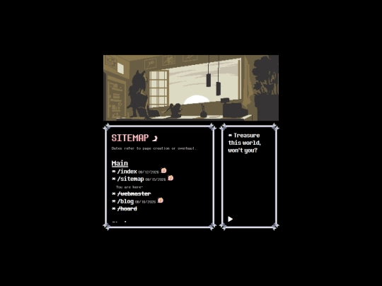 sitemap screenshot