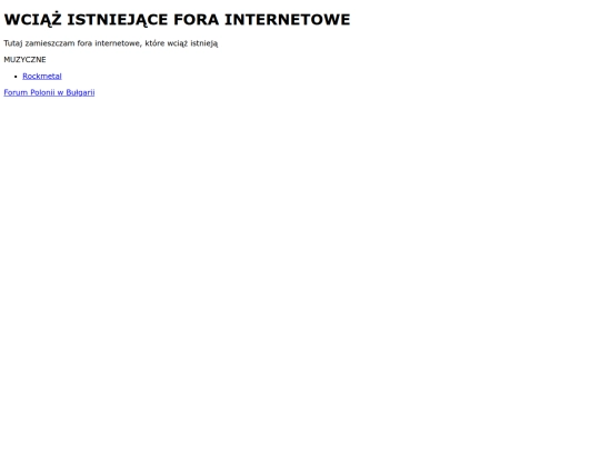 fora/fora_internetowe screenshot