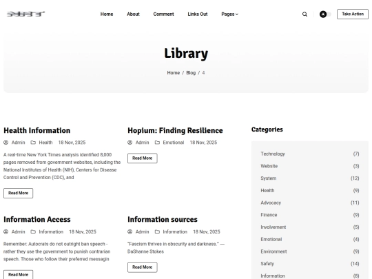 blog/page/4 screenshot