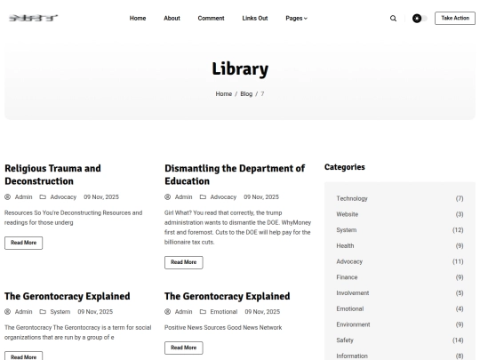 blog/page/7 screenshot