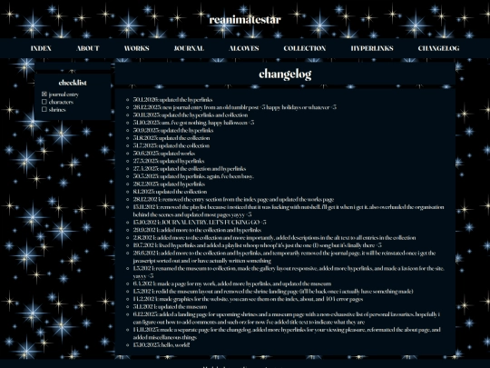changelog screenshot