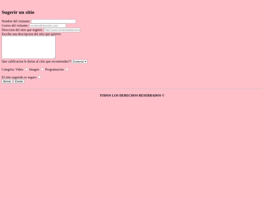 sugerencias screenshot