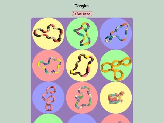 collections/tangles screenshot