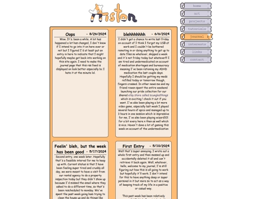 projects/journal screenshot