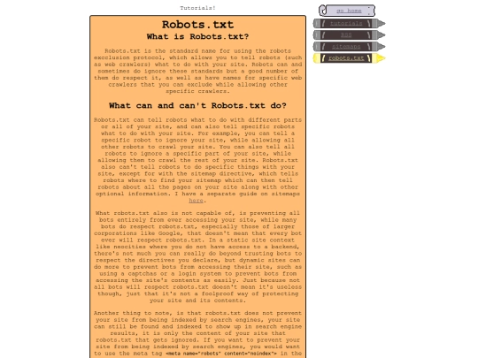 projects/tutorials/robots screenshot