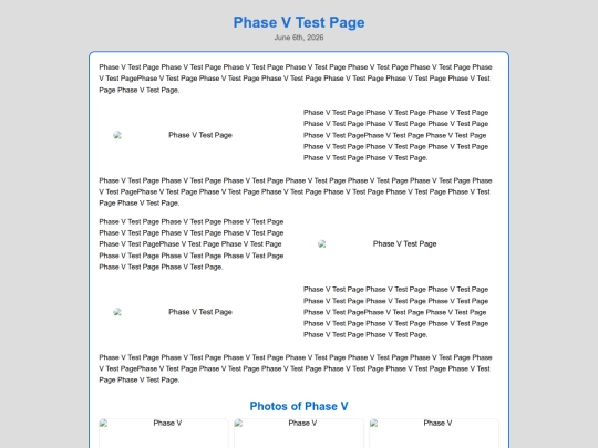 AnticsPages/PhaseV screenshot