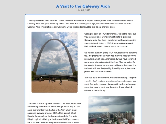 AnticsPages/gPages/GatewayArch screenshot