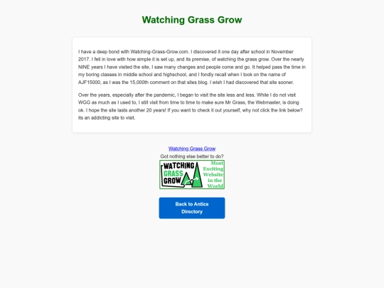 AnticsPages/wPages/WGG screenshot