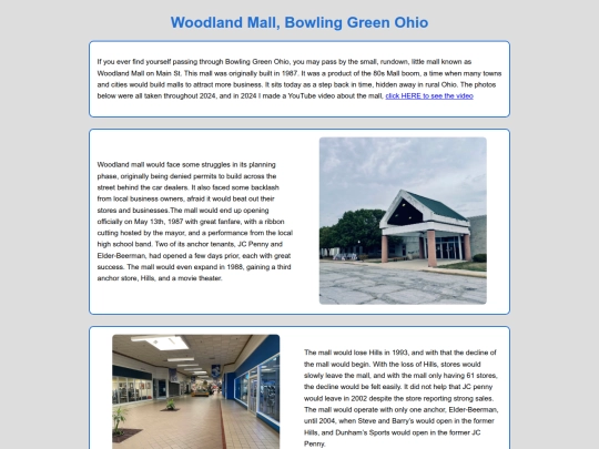 AnticsPages/wPages/WoodlandMall screenshot