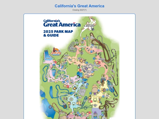 Parks/CParks/CaliforniaGreatAmerica screenshot