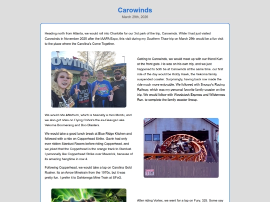 Parks/CParks/CarowindsSpring2026 screenshot