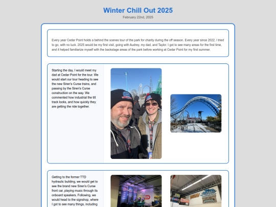 Parks/CParks/CePoWCO2025 screenshot