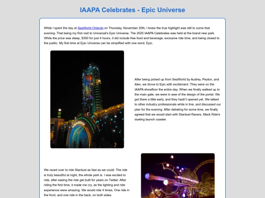 Parks/EParks/EpicIAAPA25 screenshot