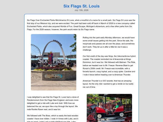 Parks/SParks/SFSTL screenshot