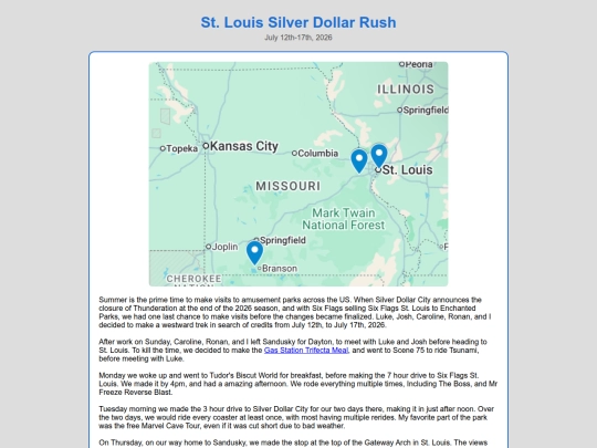 Parks/SParks/StLouisSilverRush26 screenshot