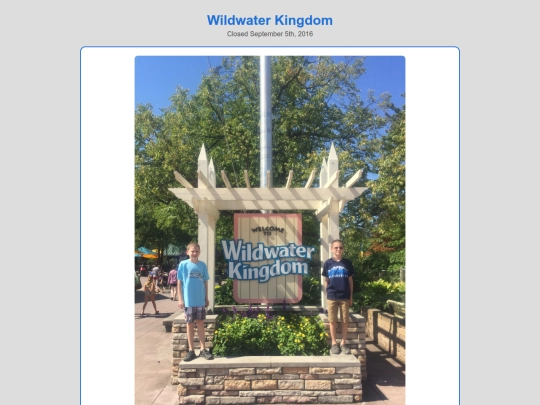 Parks/WParks/WildWaterKingdom screenshot
