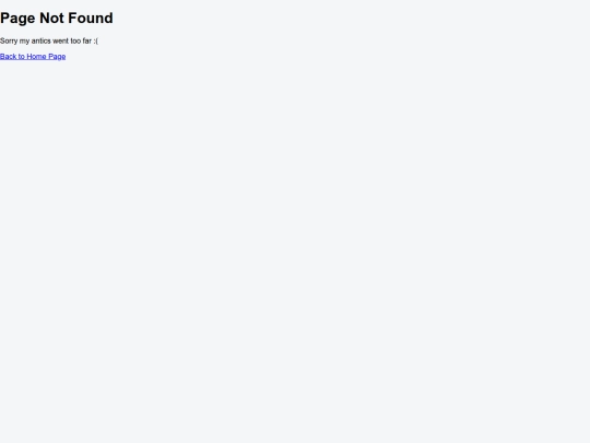 not_found screenshot